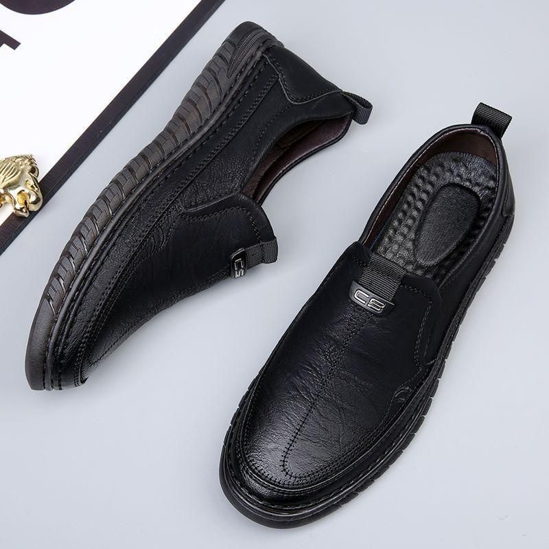 Men's Casual Synthetic Loafers - Rugged Lizard