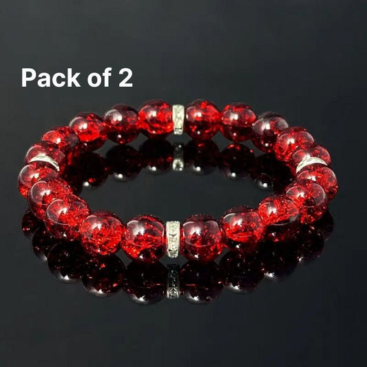 Wealth And Abundance Stretch Bracelet (Pack of 2) - Rugged Lizard