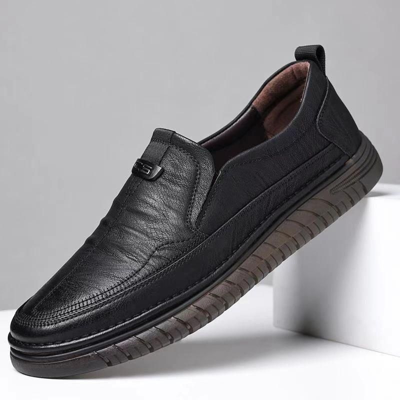 Men's Casual Synthetic Loafers - Rugged Lizard