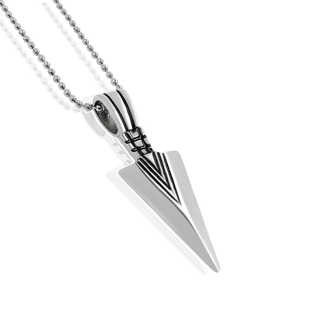 Saizen Arrow Silver Locket Pendant - Rugged Lizard