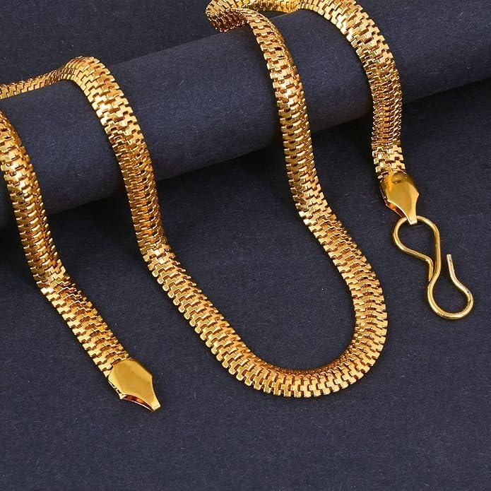 Latest Brass Gold Plated Chain - Rugged Lizard